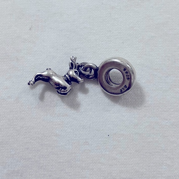 Pandora Reindeer Dangle Charm - Picture 2 of 2